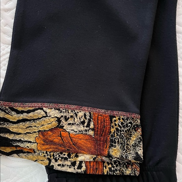 Rich Earthy Textured  Tommy n LouLou Jacket & Capri Pant 2-piece Matching Set - Picture 4 of 13